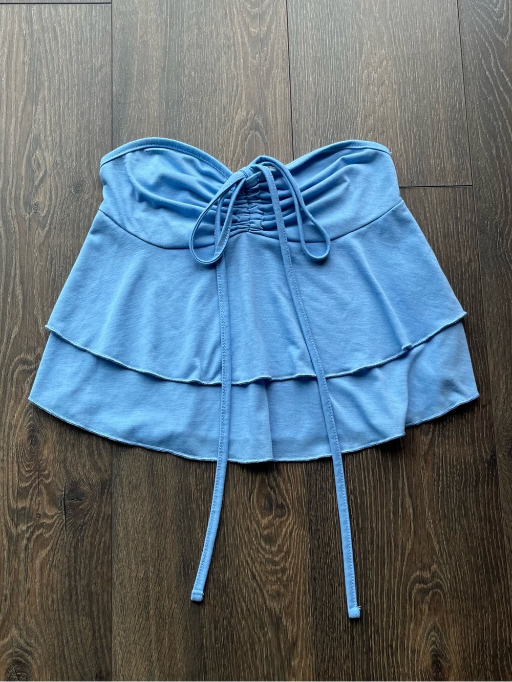 NWOT SHEIN Tie-Front Strapless Top